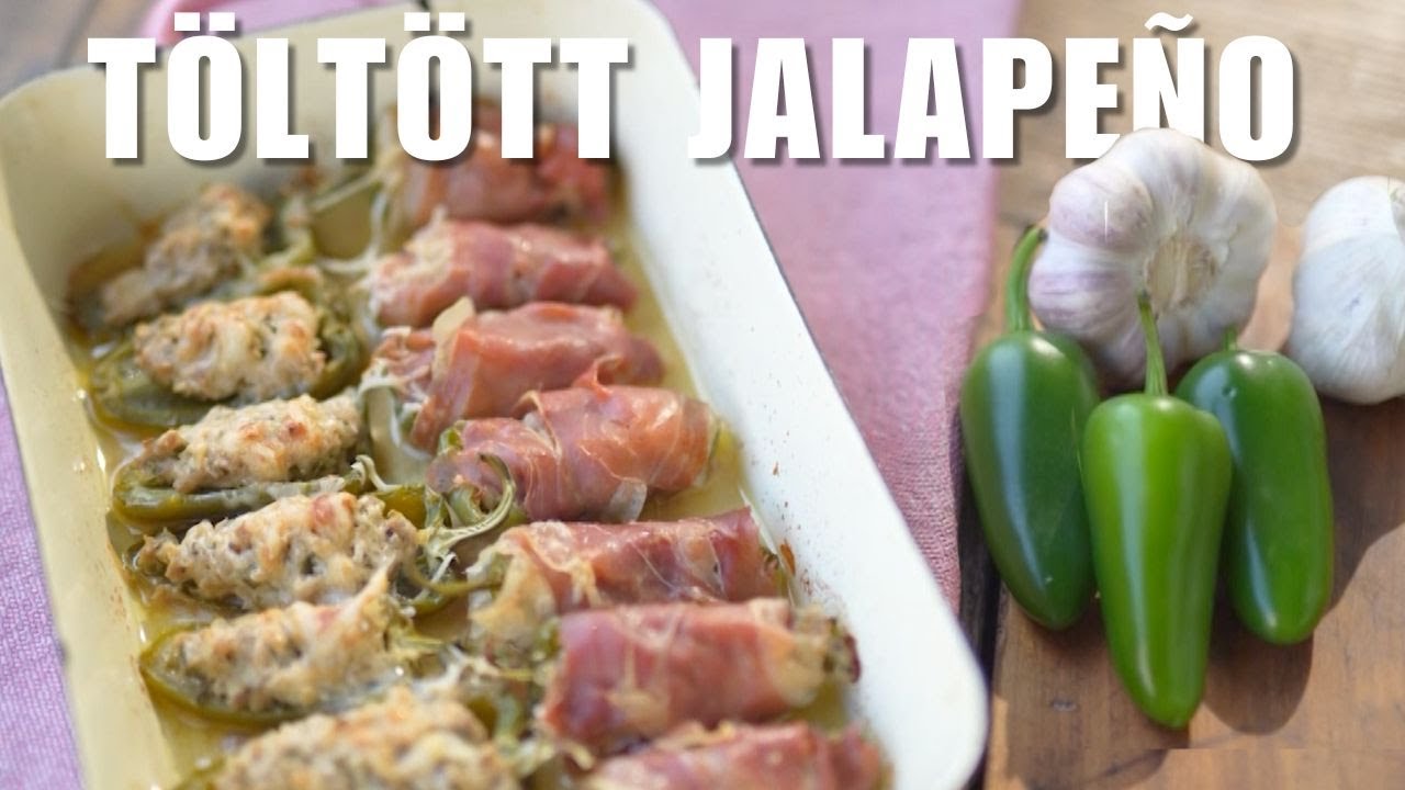 Töltött jalapeño Borbás Marcsi konyhájából