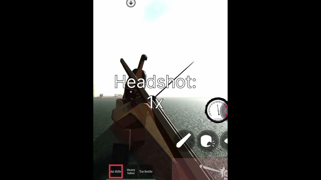 Air rifle vs Cuirassier (Guts and BlackPowder) #roblox