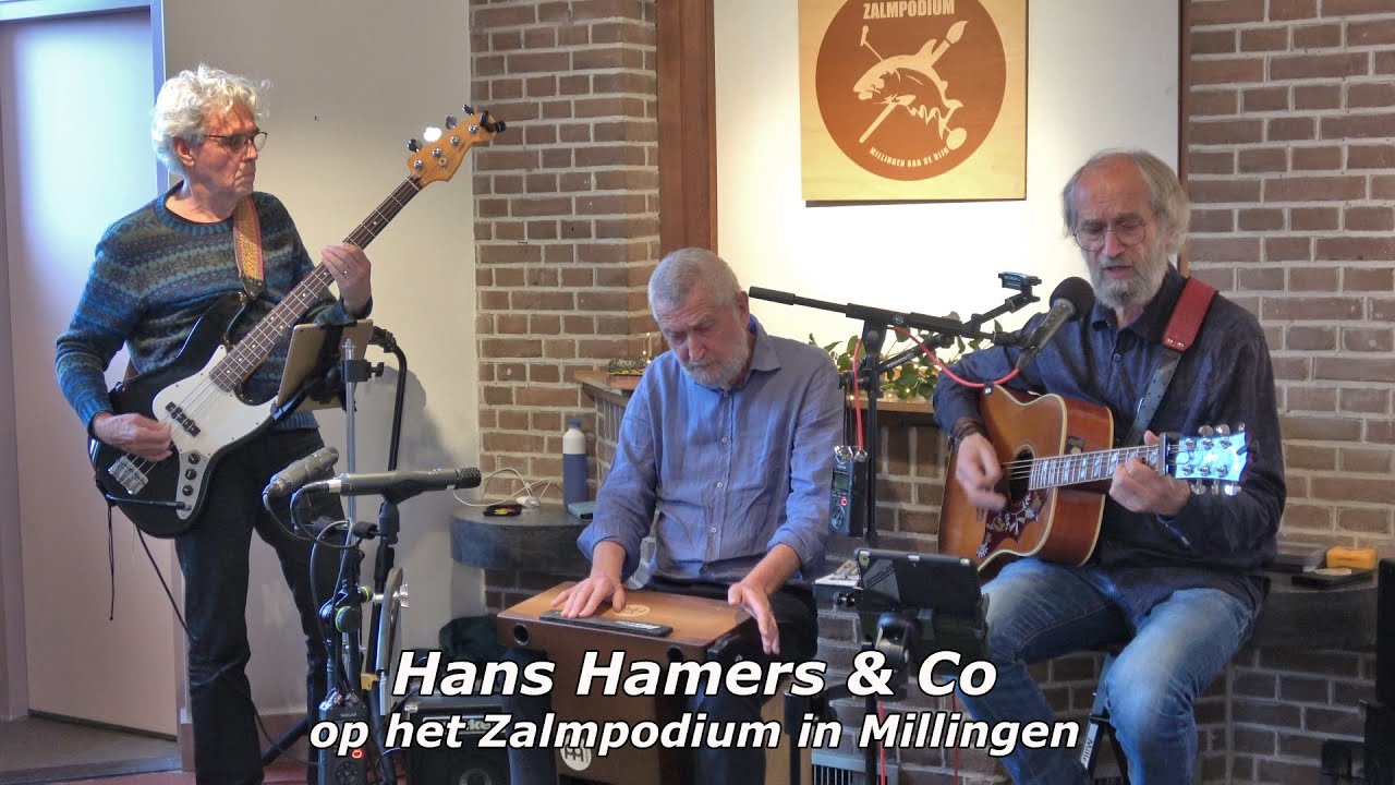 Hans Hamers & Co op het Zalmpodium