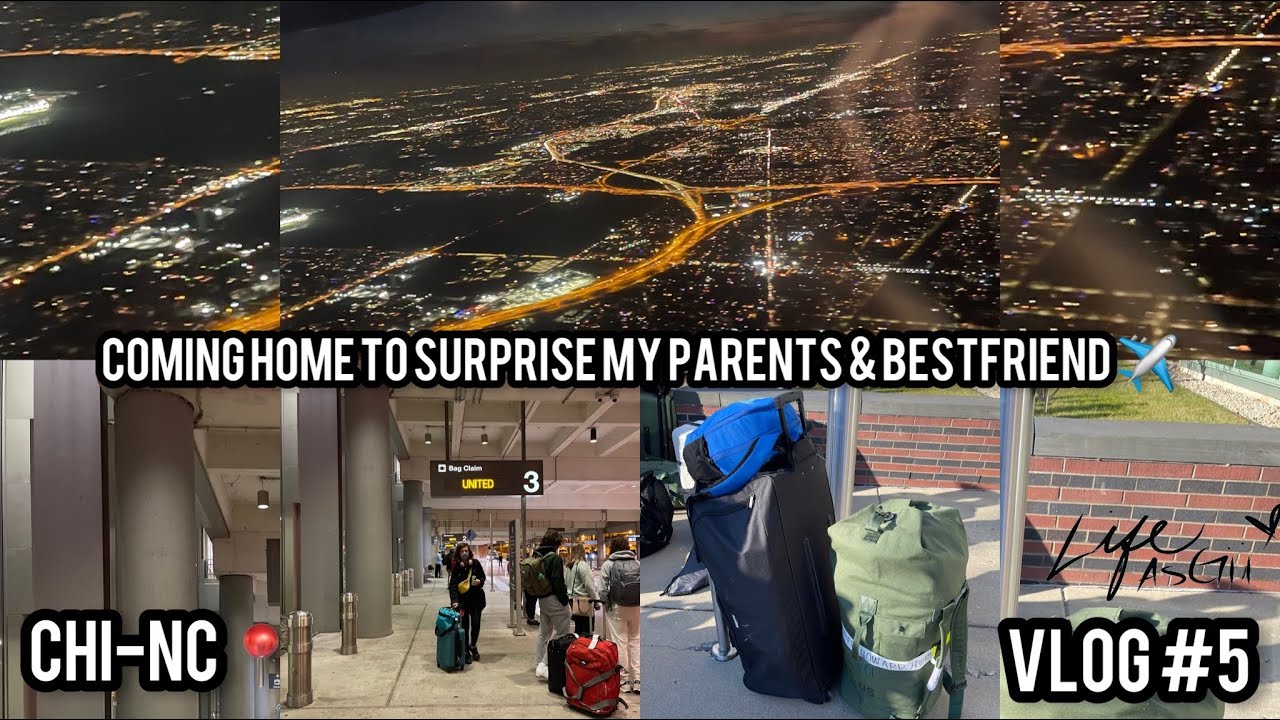 coming home to surprise my parents & bestfriend vlog