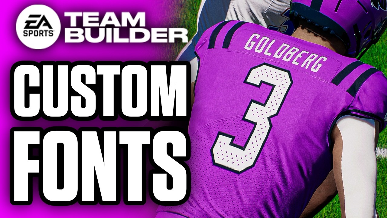 How to Get CUSTOM FONTS in Team Builder! (No Coding)