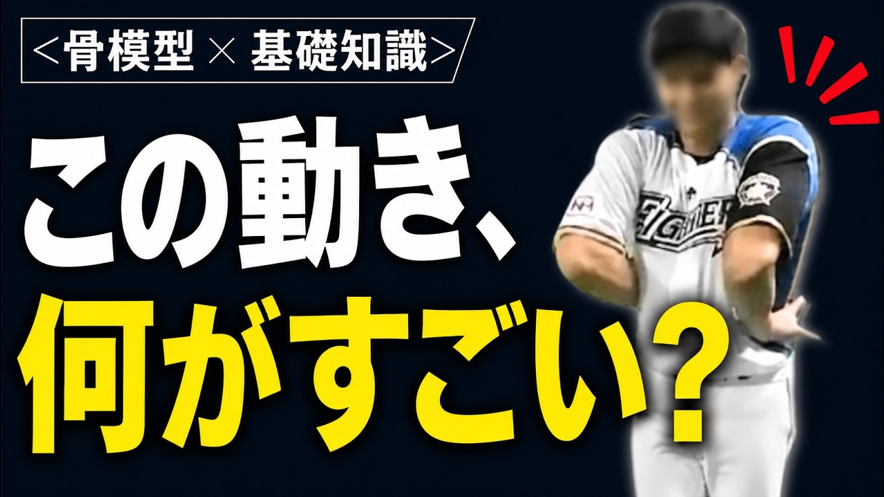 【驚愕の動き】大谷選手の肩甲骨は一体何がすごいのか？