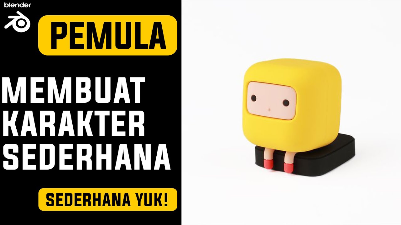 Pemula! Modeling Karakter Sederhana dengan blender 2.8