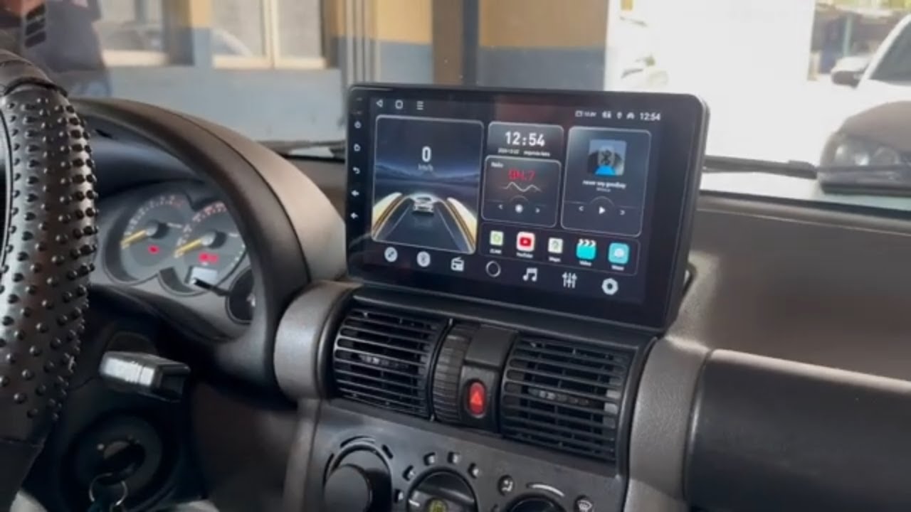 Central Multimídia Corsa Caska Navpro 9` com Android, Carplay, Waze, Wfi, Spotify