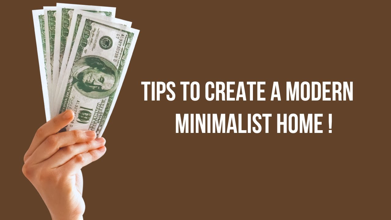 Modern Minimalist Home #decluttering #minimalist #minimalism #frugalliving #homedesign #clutterfree