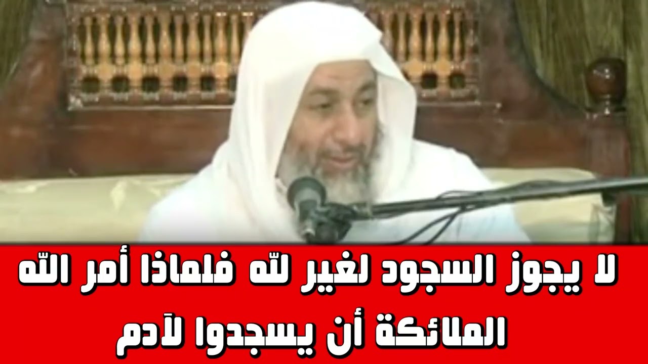 لا يجوز السجود لغير لله فلماذا أمر الله الملائكة أن يسجدوا لآدم؟الشيخ مصطفى العدوى
