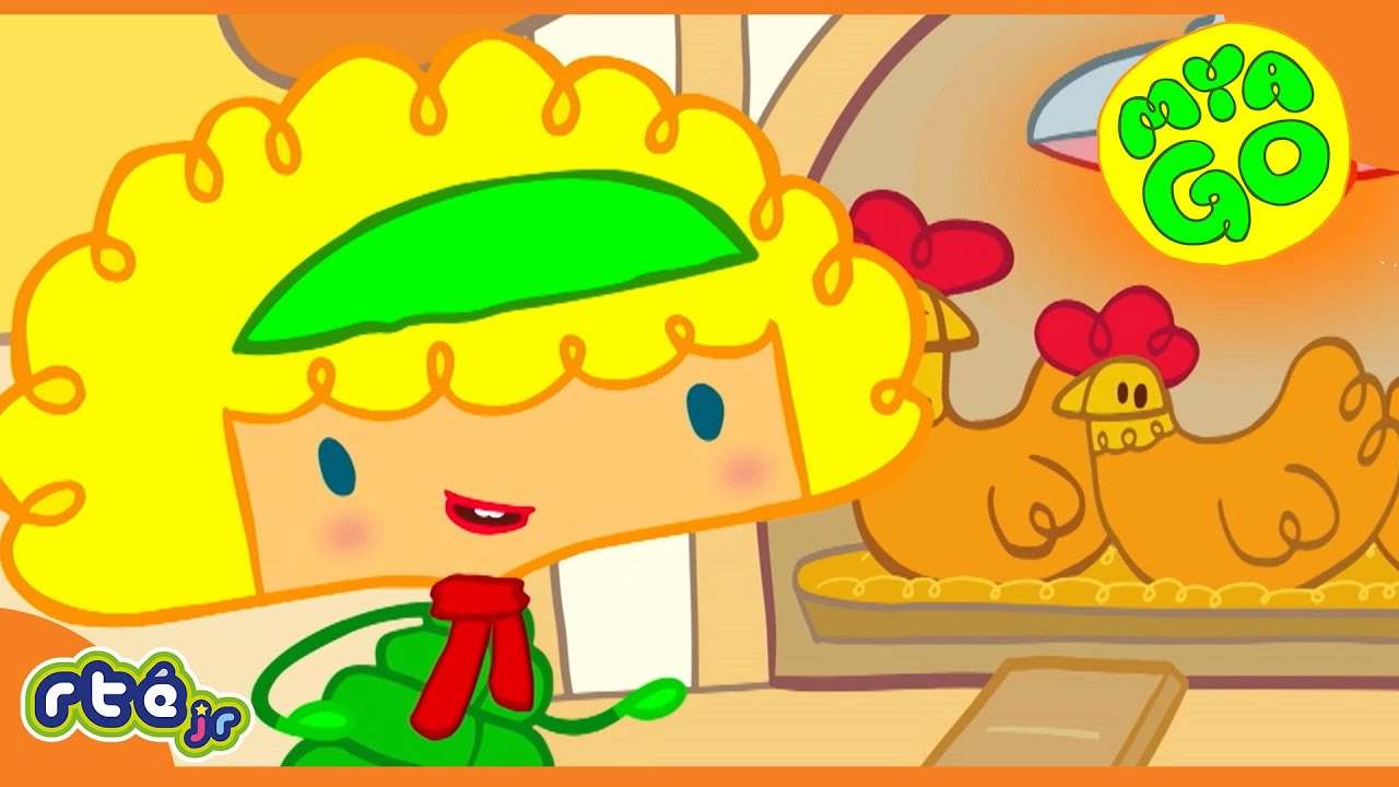 Getting Eggs From Maizey Grow's Farm 🥚🐔🥚🐔🥚 | Mya Go | @RTÉKIDSjr​