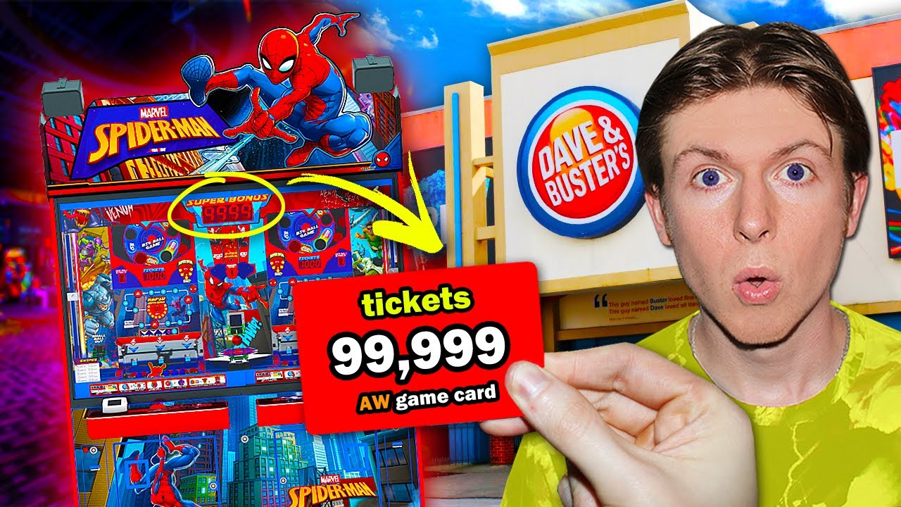 Having a Fun Day Playing ALL of the NEW Games at Dave & Busters!