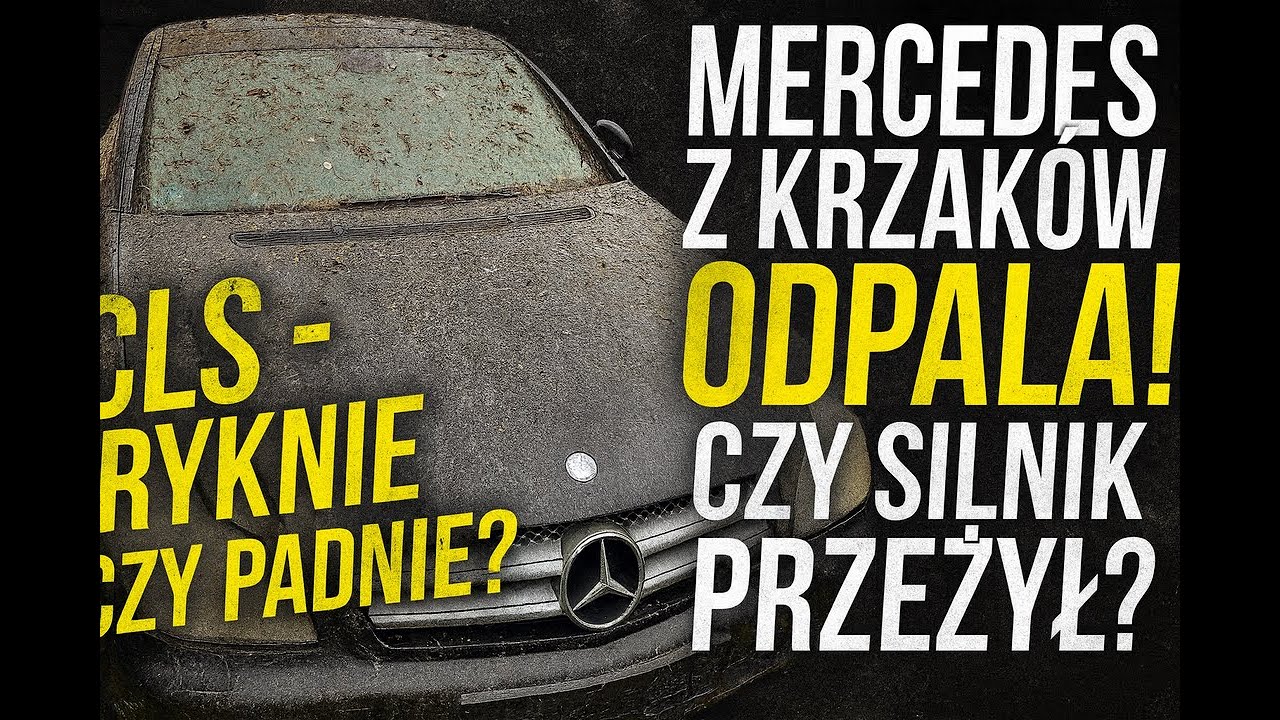 Mercedes z krzaków odpala ! Czy silnik przeżył ?!