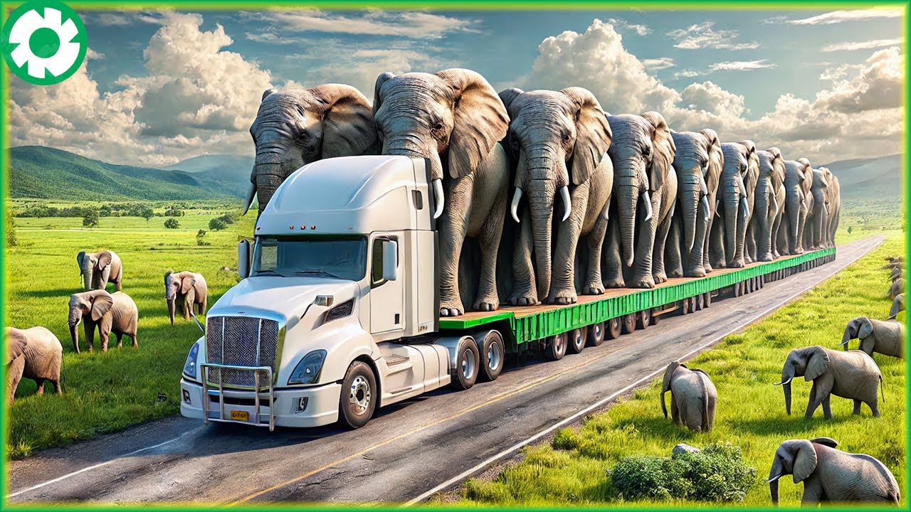 Transporting Elephant This Way - The Biggest Heavy Machinery | Agriculture Technology