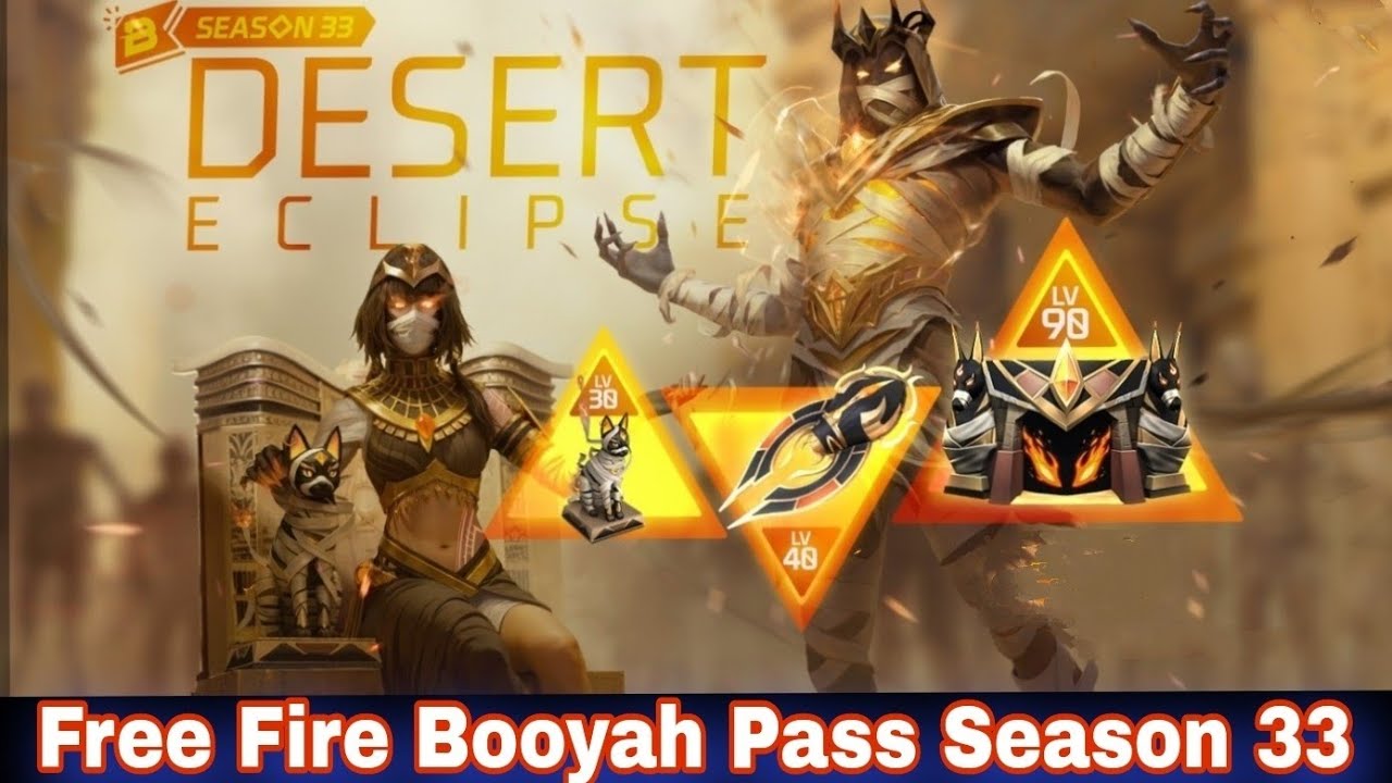 Free Fire September 2025 Booyah Pass | Free Fire Booyah Pass Season 33 | Desert Eclipse Booyah Pass