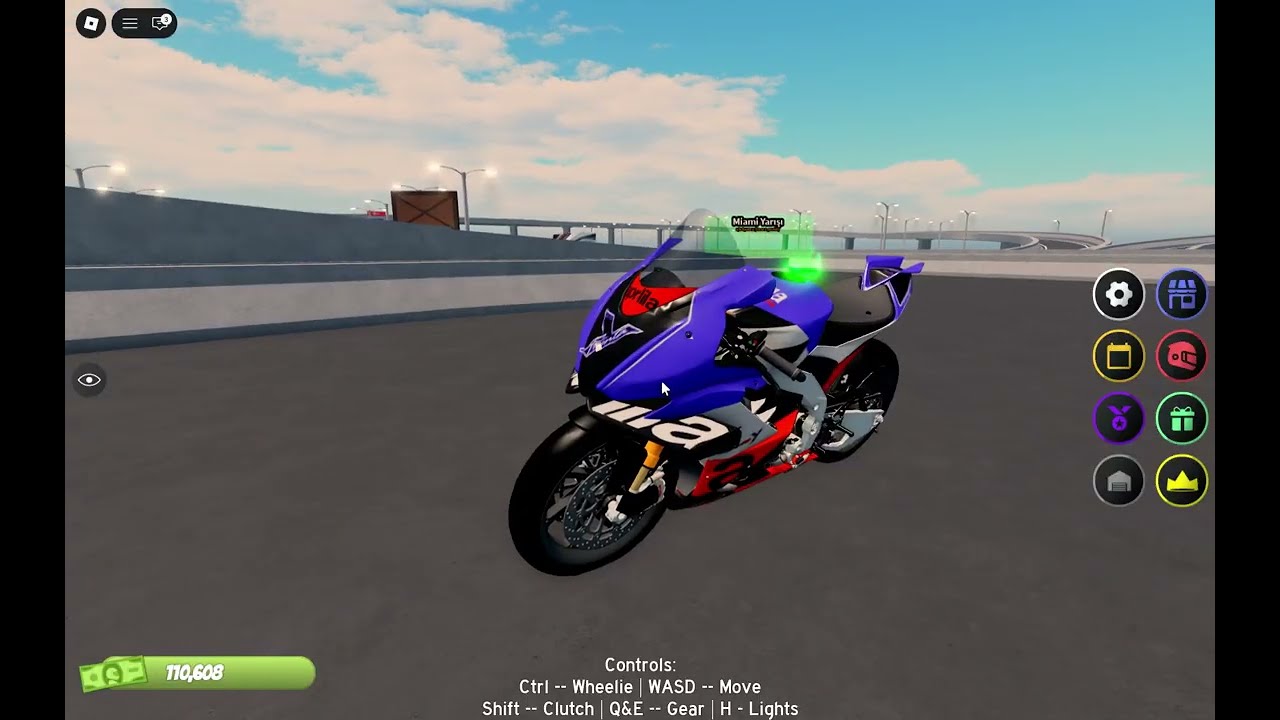 merhaba arkadaşlar apirilla motorumuzun top speedini denedik #roblox