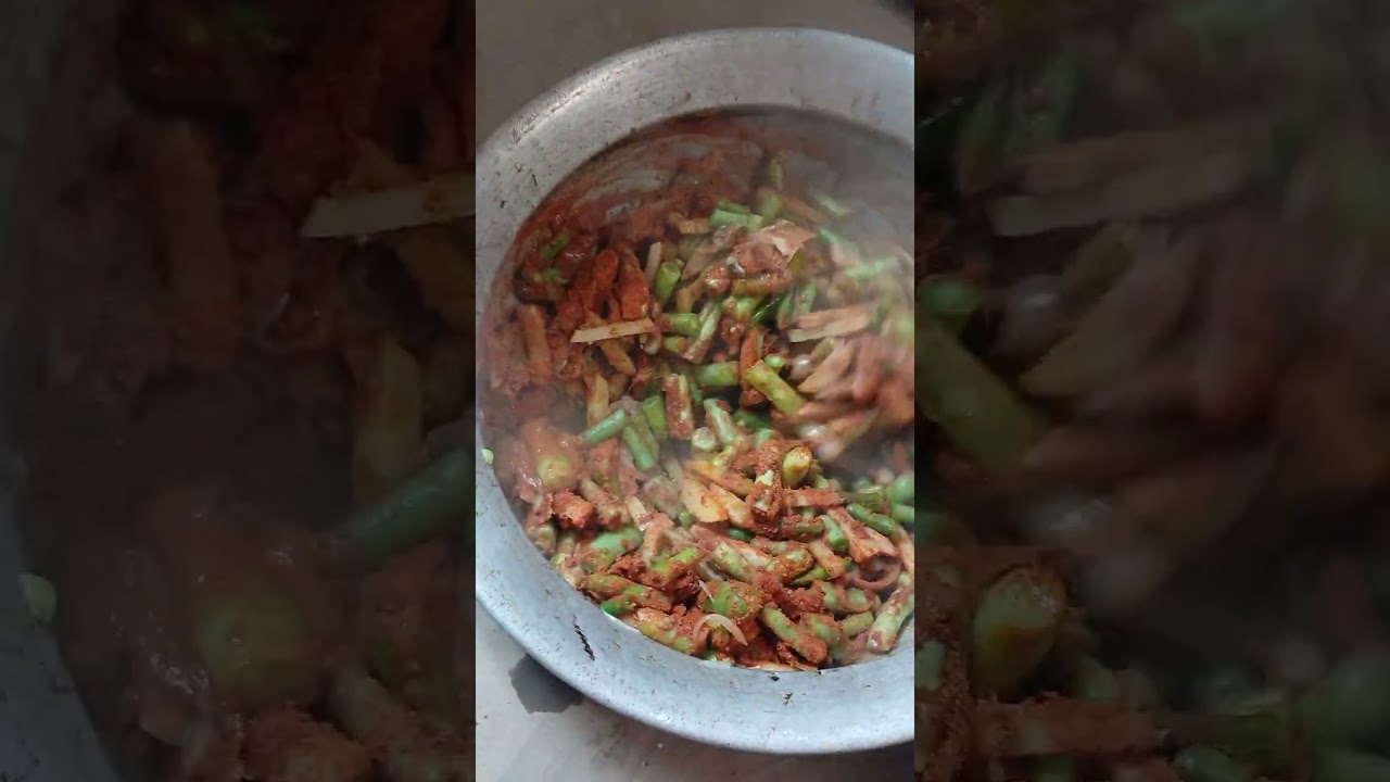 ছোট মাছ দিয়ে বরবটি আলু রান্না করলাম 