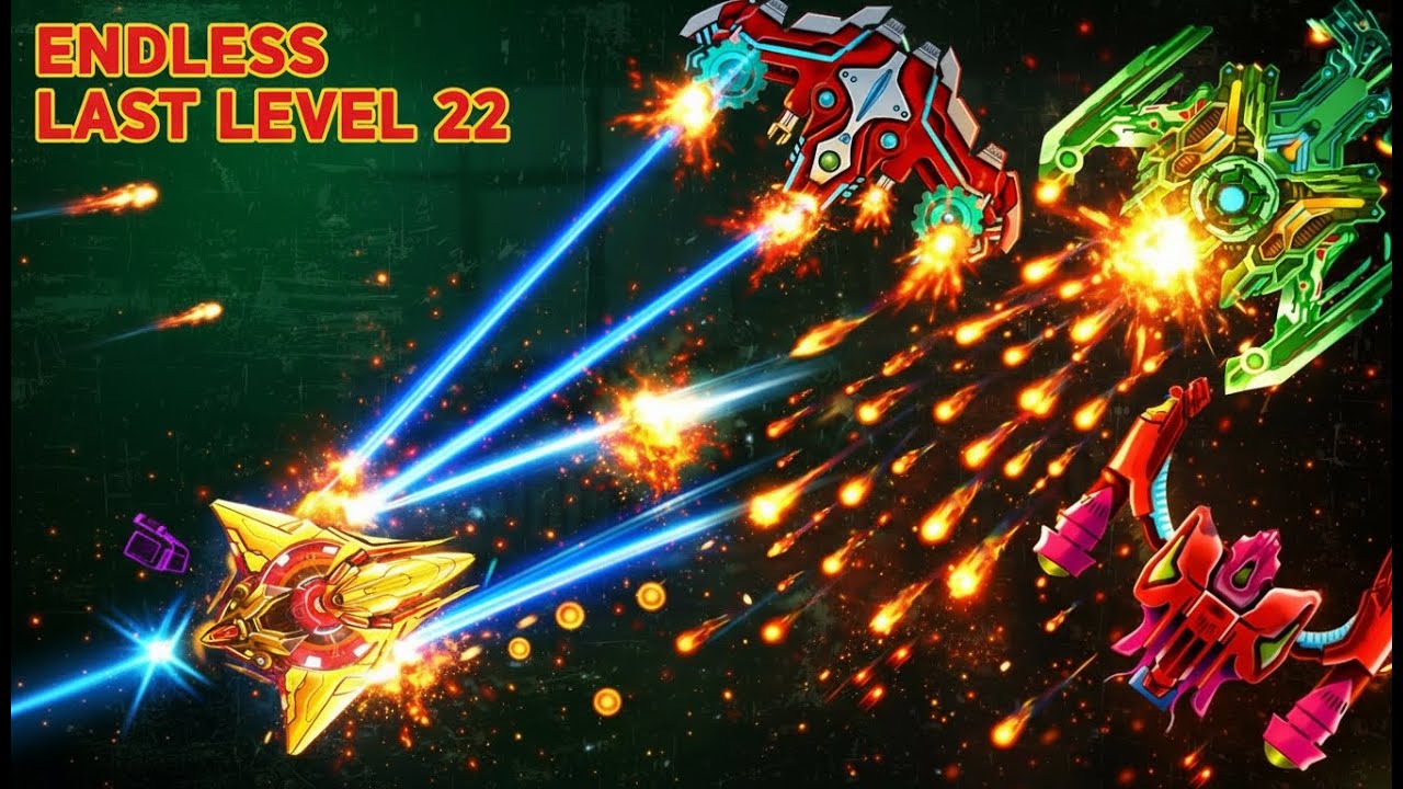 ENDLESS LAST LEVEL 22 | Galaxy Attack Shooting Game