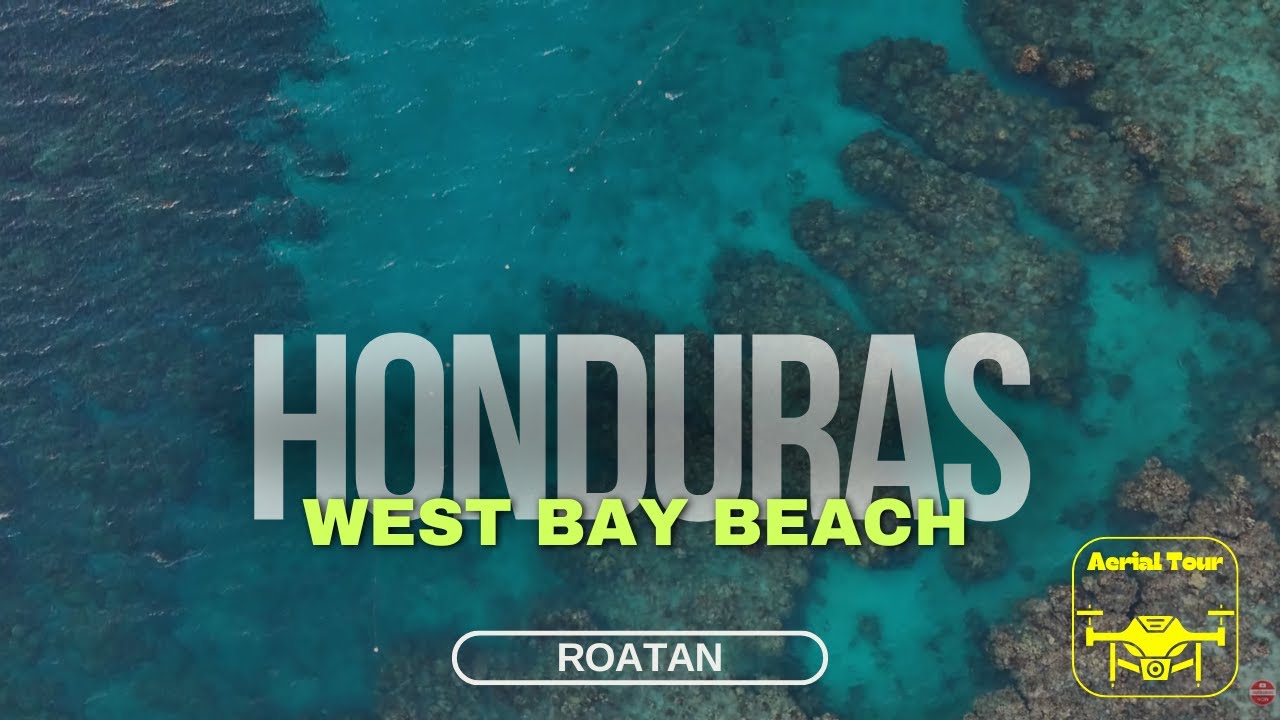 West Bay, Roatan - 4K Sunset in Honduras beach