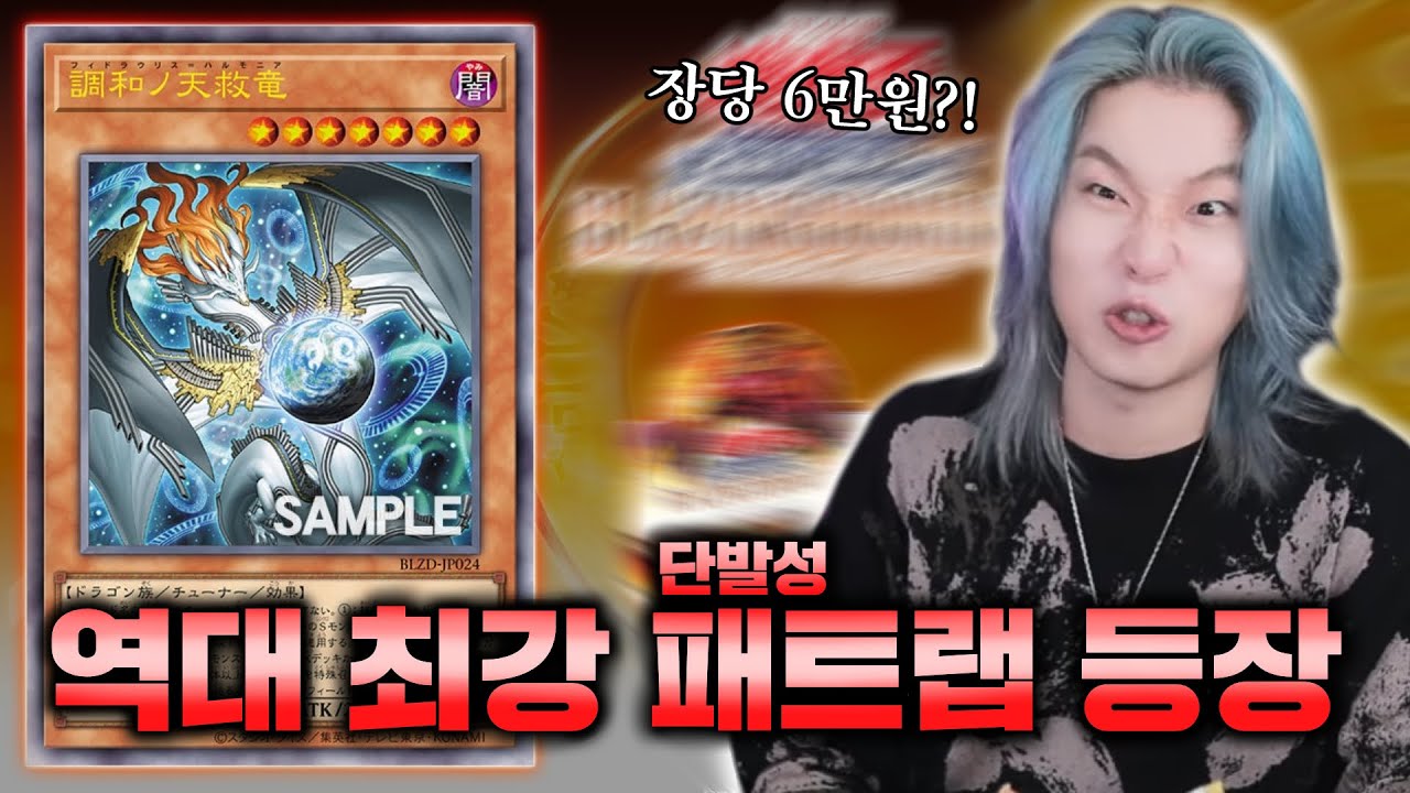 발매 후 가격이 장당 6만원 이상까지 오른 역대 최강 패트랩 등장;