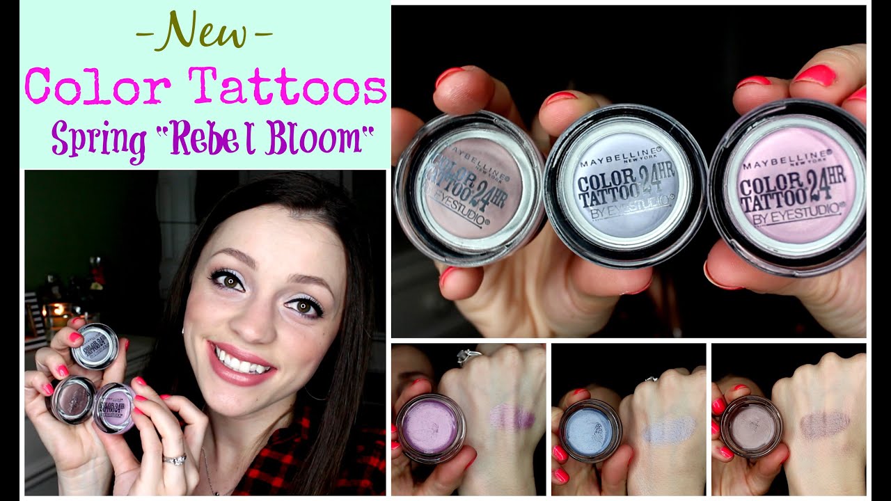 НОВИНКА в Drugstore | Цветные татуировки | ОБЗОР коллекции Spring Rebel Bloom 2015