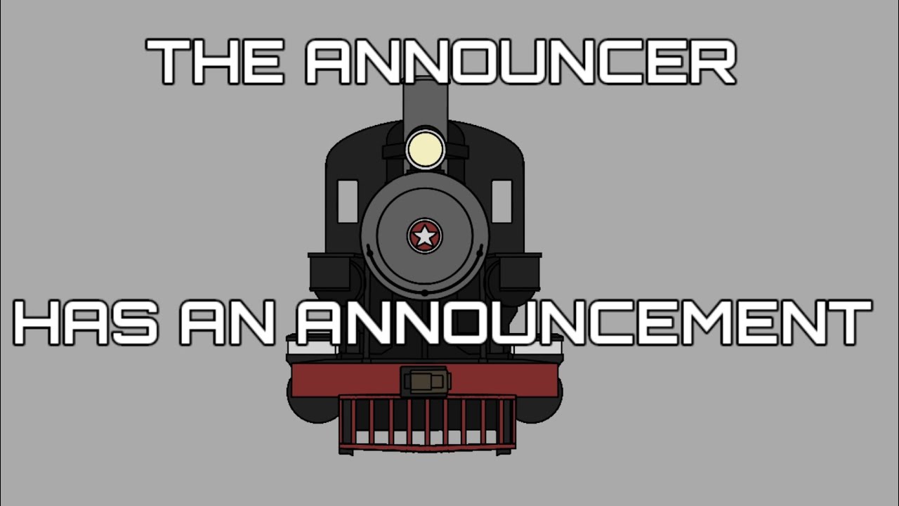 The announcer has an announcement