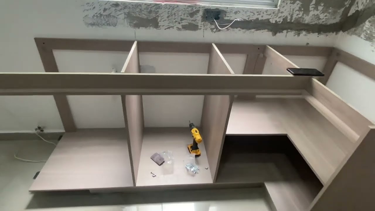 Cocina en escuadra desde cero 3)parte esquinas