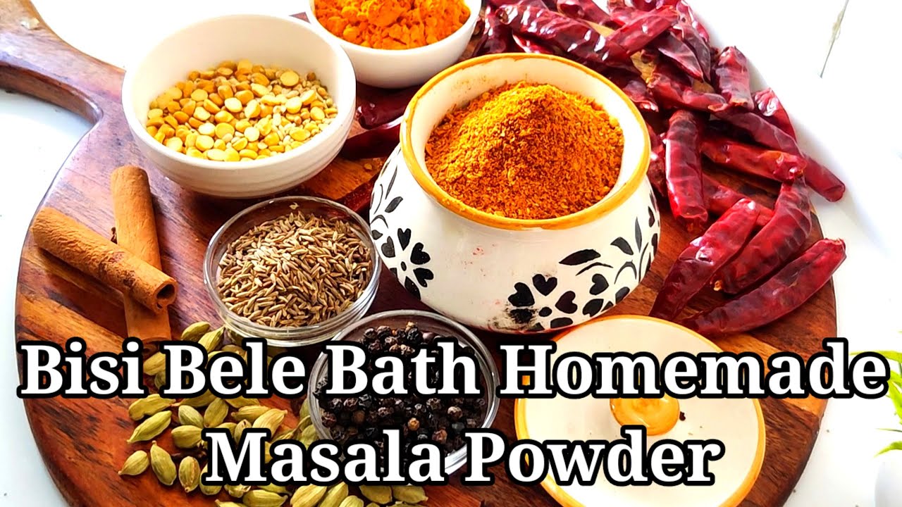 How To Make Bisi Bele Bath Powder