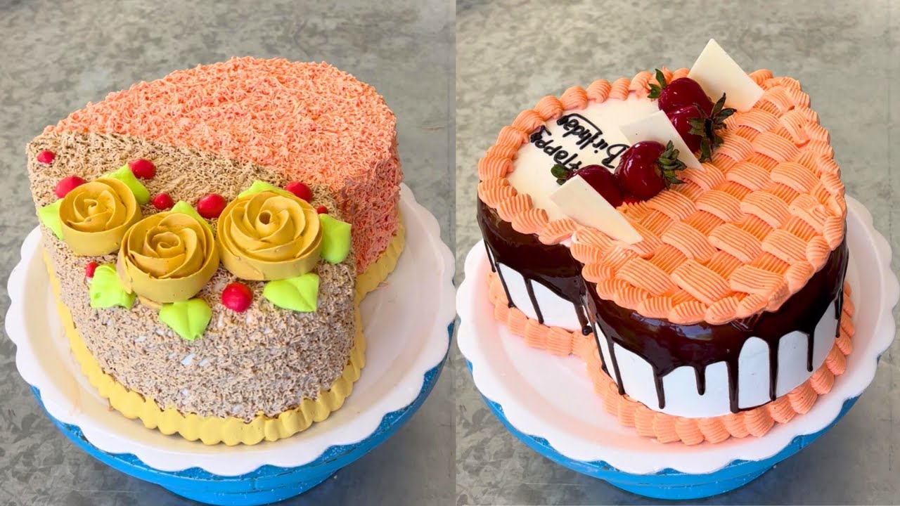 como decorar tortas cubiertos con chantilly || pastel con chantilly y chocolate