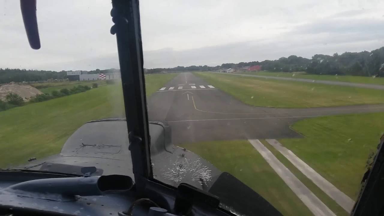 Antonov 2 approach and landing Breda Int Airport