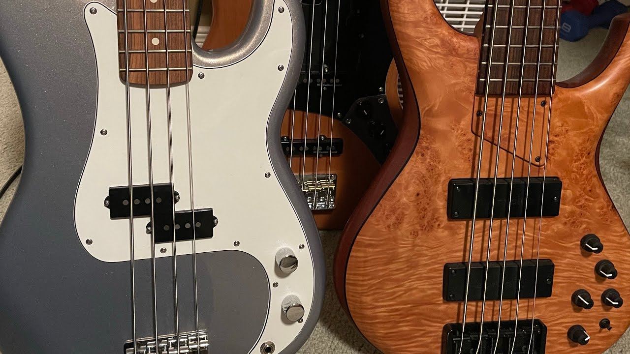 P bass comparison (MTD 535-21 vs Harley Benton MV5-JB vs Fender Player II P bass)