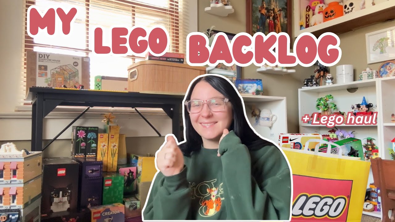 My Lego backlog | lego haul, lego chatting 