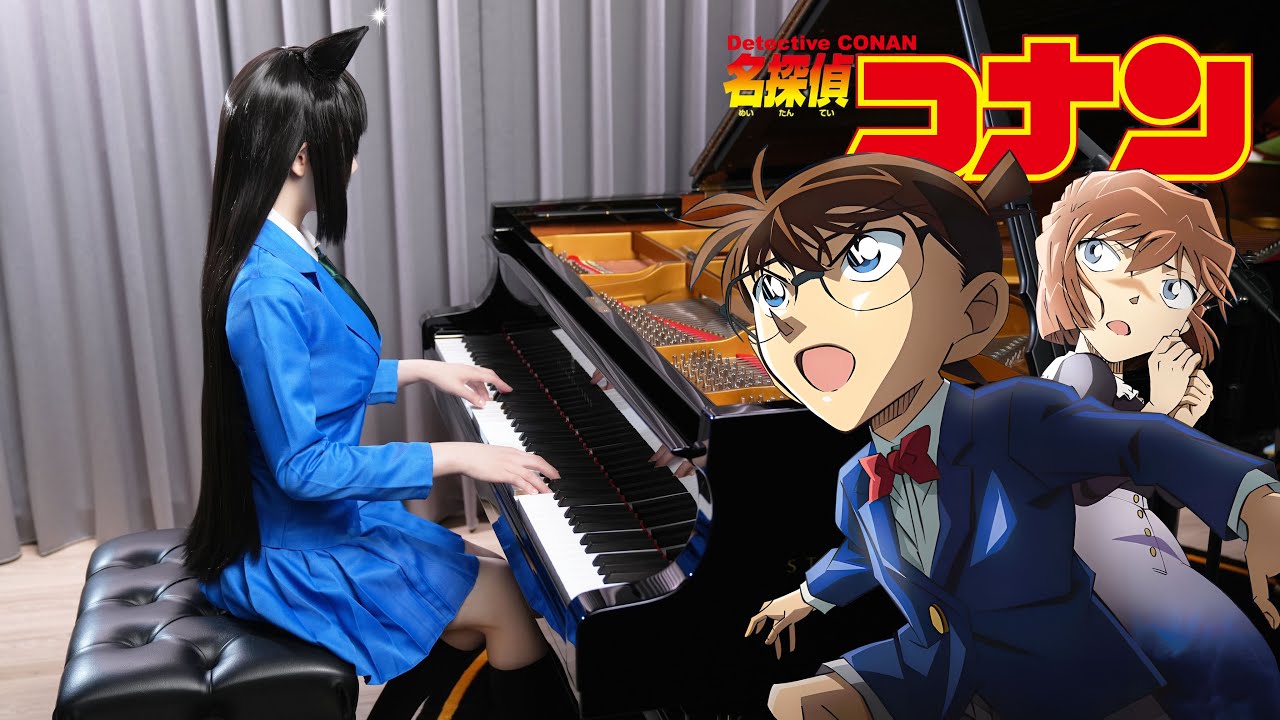 When Ran Played「Detective Conan Main Theme」🔍Kimi Ga Ireba - Emotional Ver.🔍 Ru's Piano👓✨