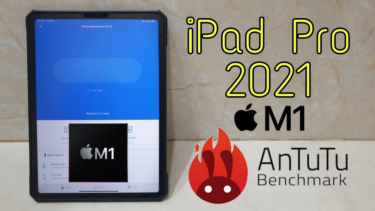 iPad Pro M1 2021 - Antutu Benchmark Test