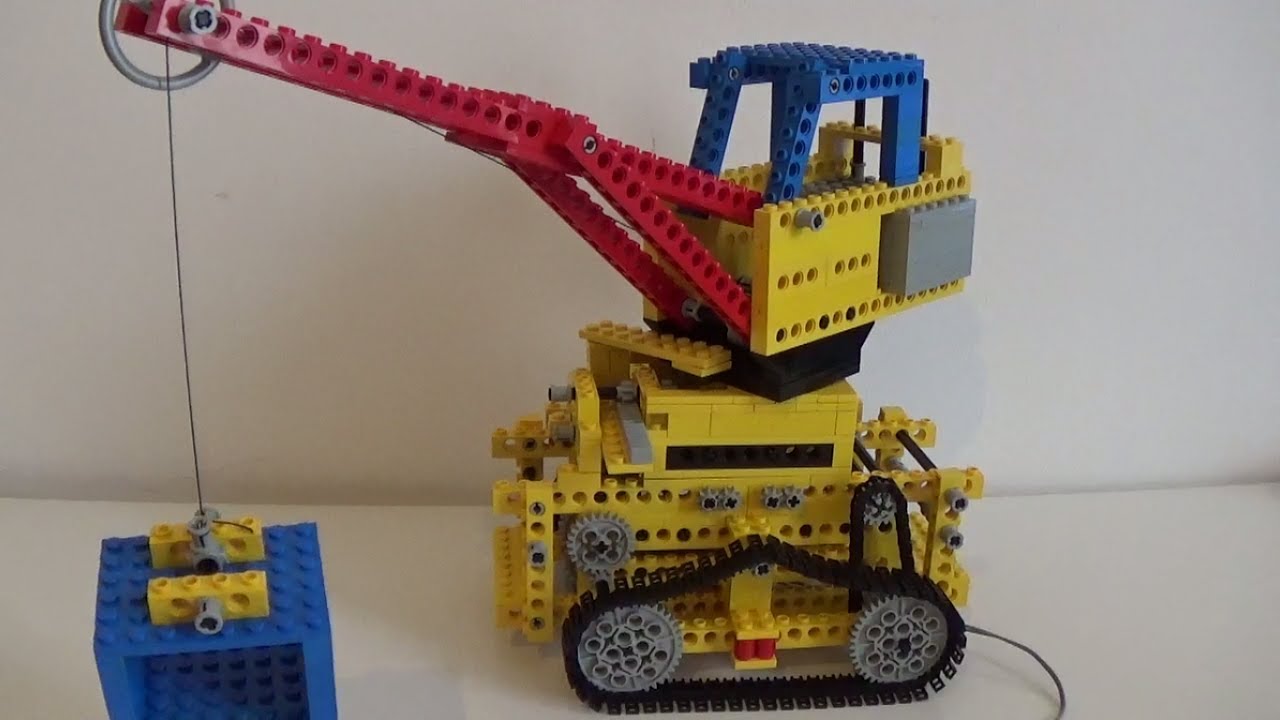 Lego Vintage Technic Crane From Idea Book 8888 From 1980 - Review!