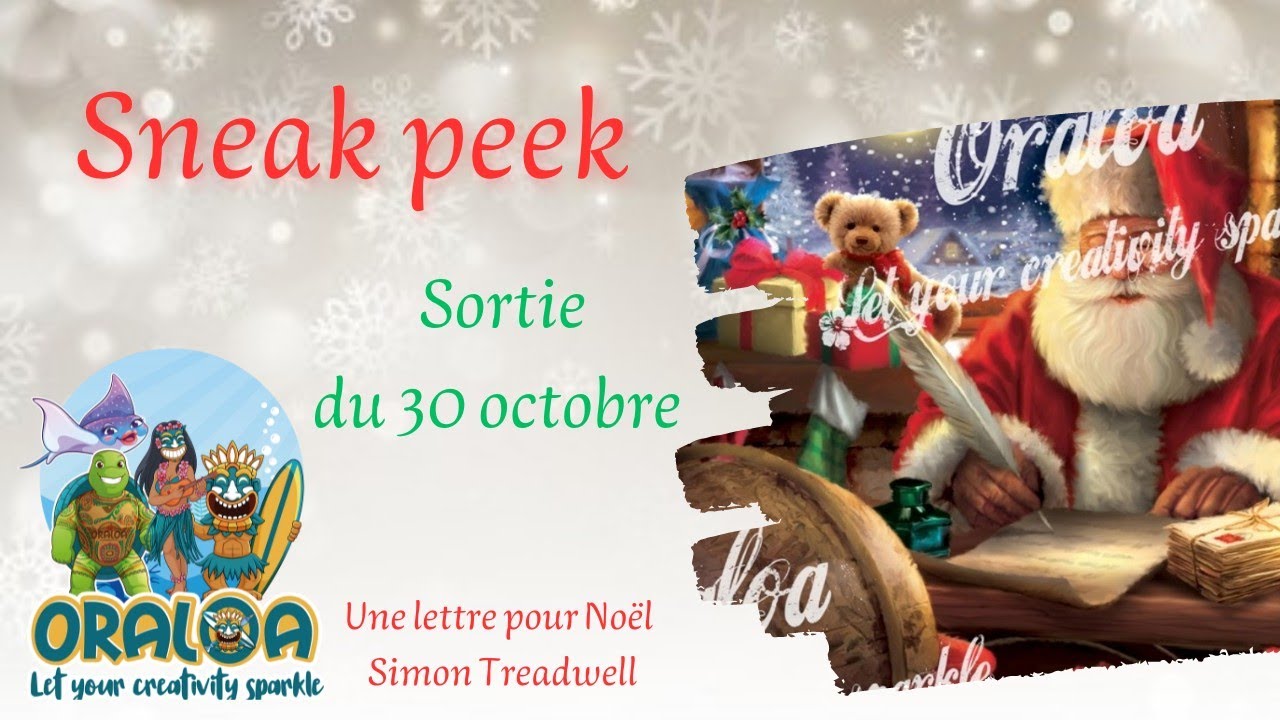 Sneak Peek Oraloa - Sortie 30 octobre - Une pépite pour Noël🥰 #sneakpeek #diamondpainting #christmas