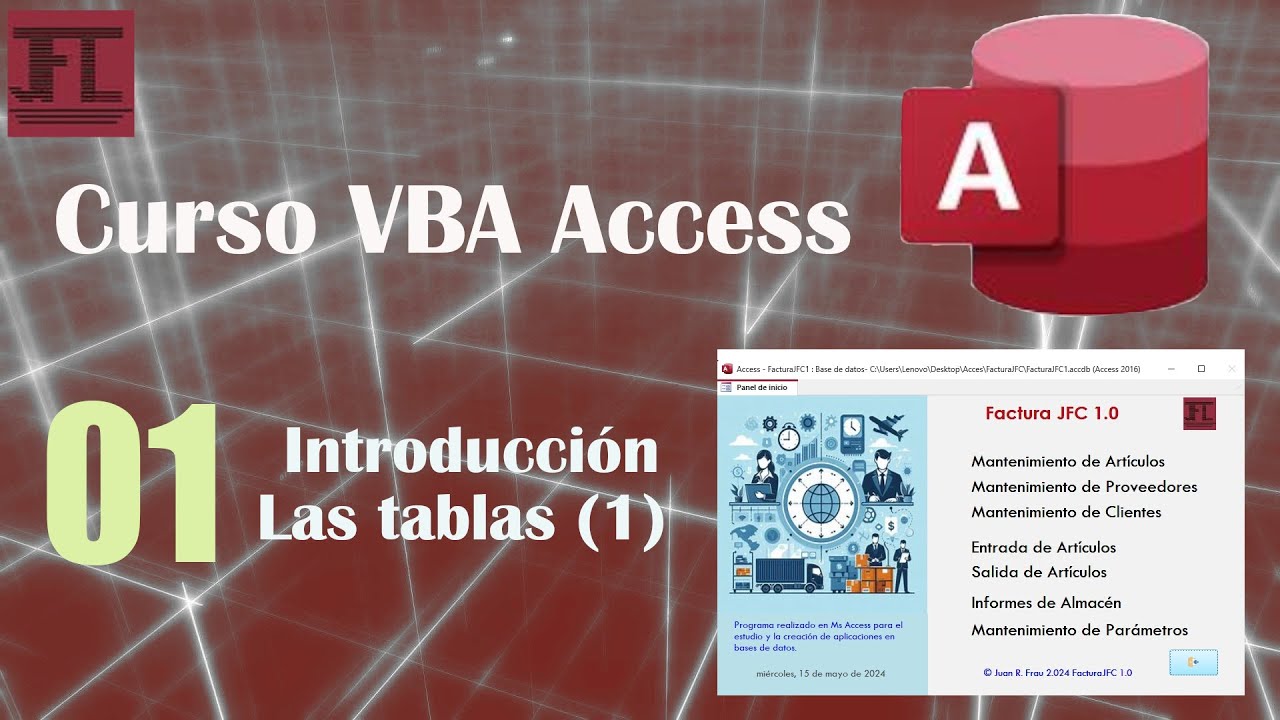 Video 01 - Curso VBA Access. Introducción a Access. Las tablas (1)