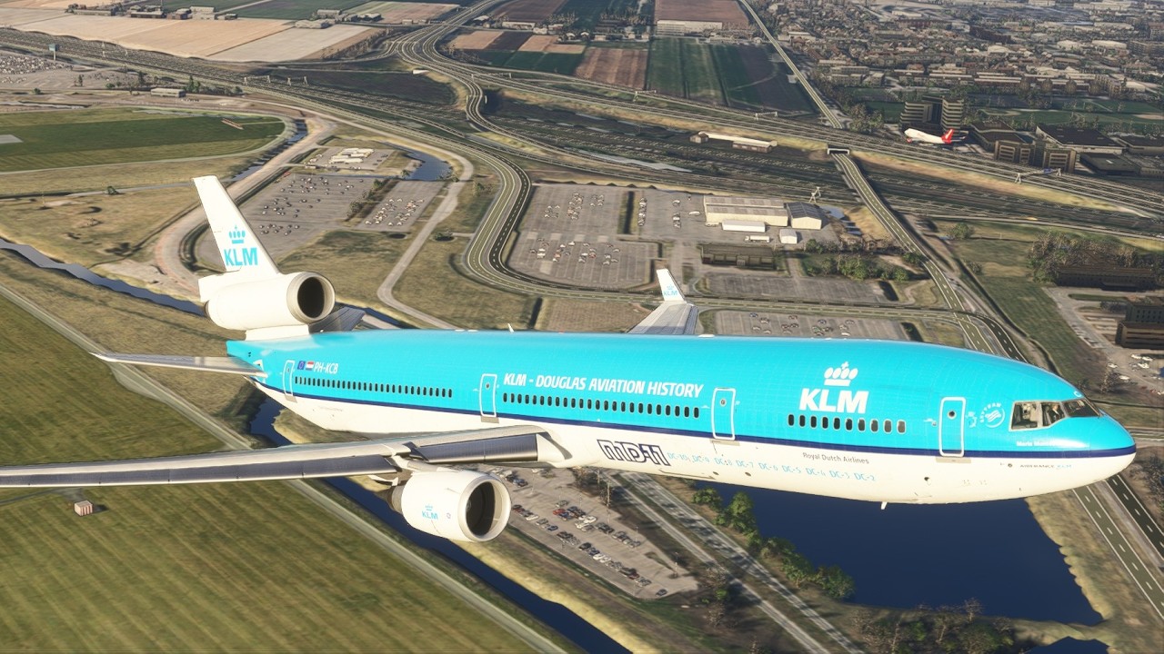 MSFS 2024: TFDI MD11 Amsterdam (EHAM) to Edmonton (CYEG) Part 1 Departure