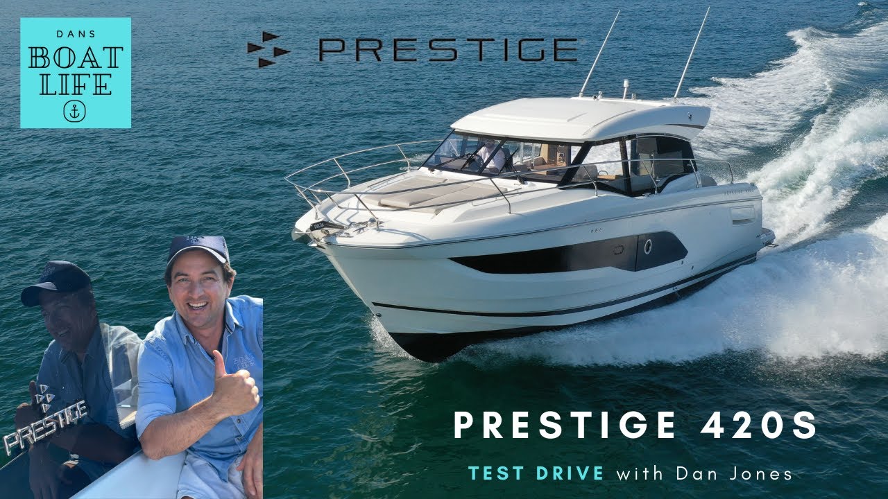 2021 Prestige 420S - TEST DRIVE  looking at speed & fuel consumption with Dan Jones