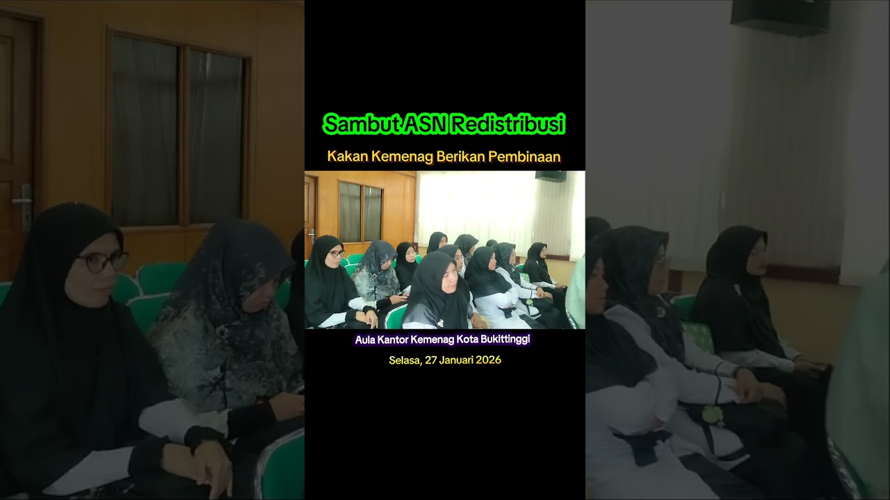 Kakan Kemenag Beri Pembinaan Kepada ASN Redistribusi 