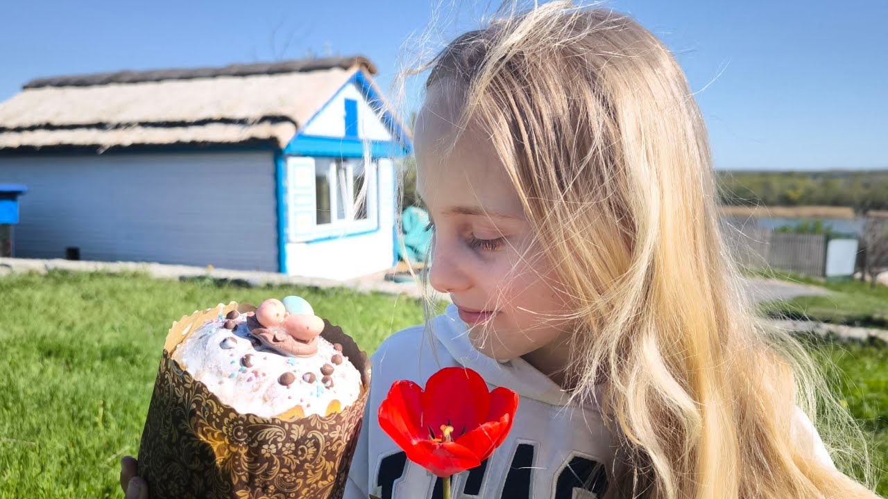 Traditioneller russischer Osterkuchen