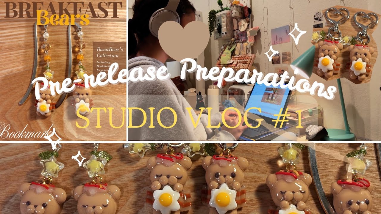 Pre-release preparations for Pukana the Breakfast Bear!! BanaBear’s first studio vlog~