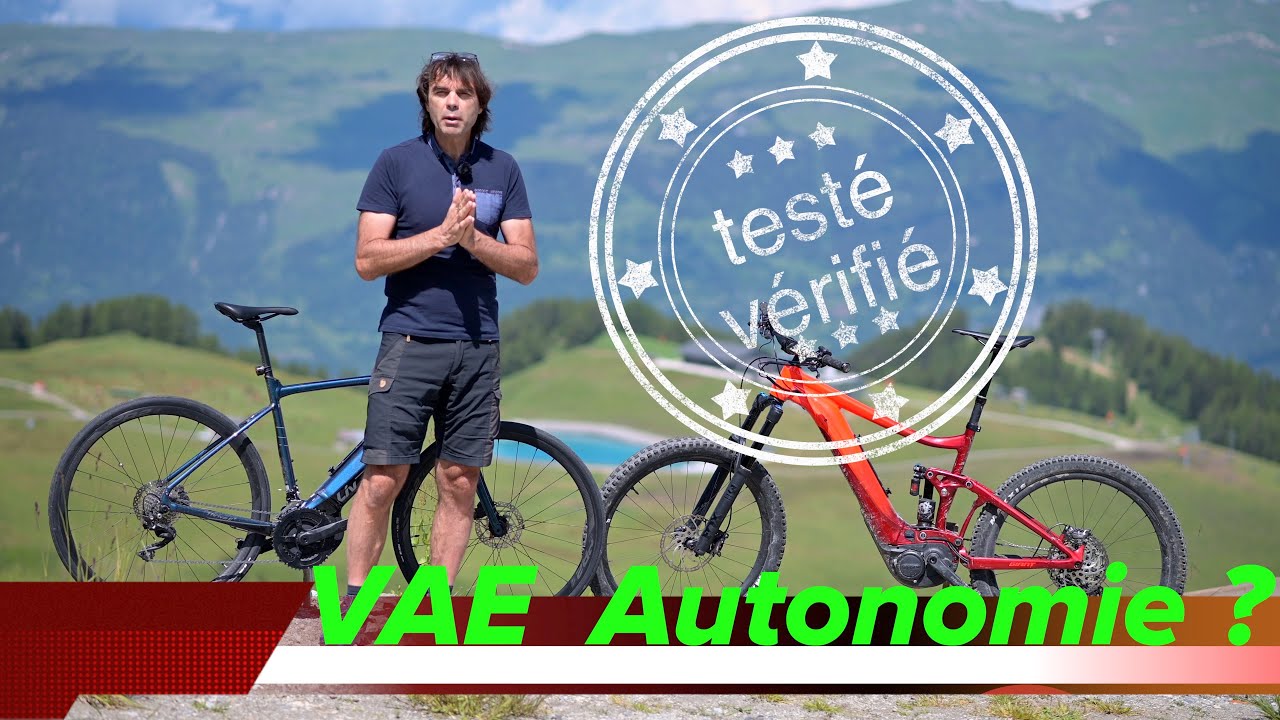 Autonomie Vélos électrique ( VAE VTTAE batterie puissance mode d'assistance consommation et km )