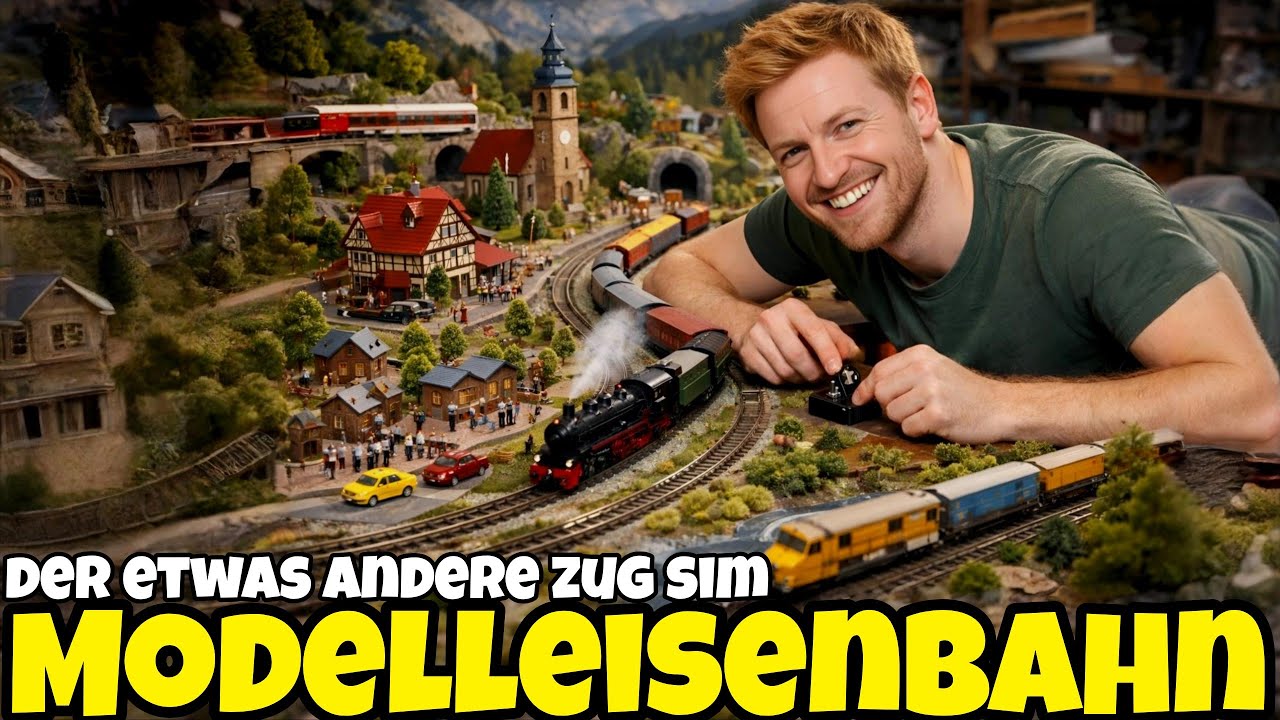 🚆Miniaturwelt zum Leben erwecken!😍Ein Modelleisenbahn Simulator | 3D-Modellbahn Studio V9 im Test 