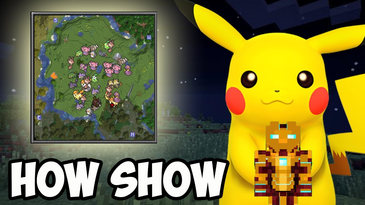 Миникарта Xaero: пиксельмоны | Спрайты покемонов на миникарте Xaero: руководство по Pixelmon