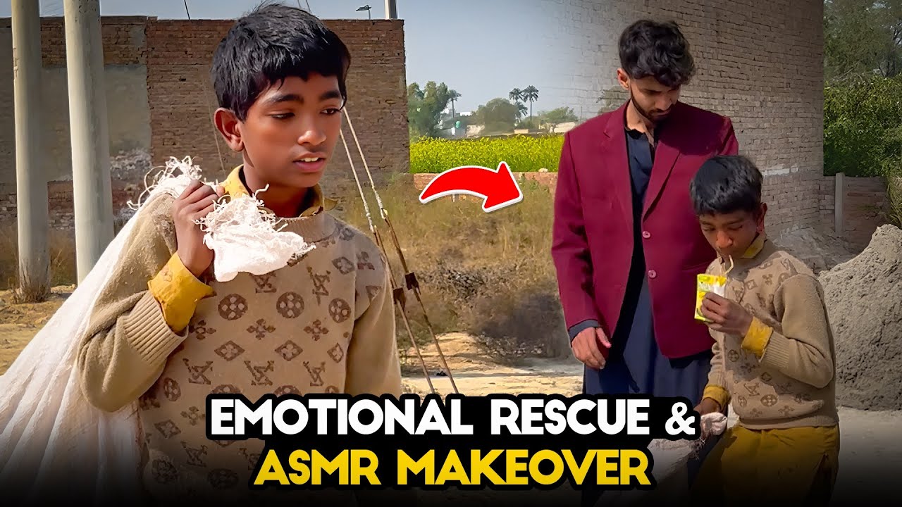 12-Year-Old Homeless Boy Emotional Rescue & ASMR Transformation