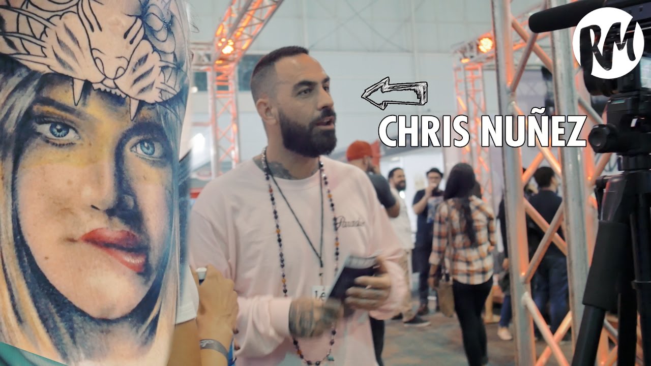 Chris Nuñez de Miami Ink y Tatuajes Precolombinos en la Paradise Tattoo Convention