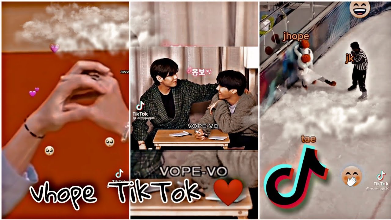 Vhope TikTok ❤️💚 sweet moments ✨ #vhope #vope