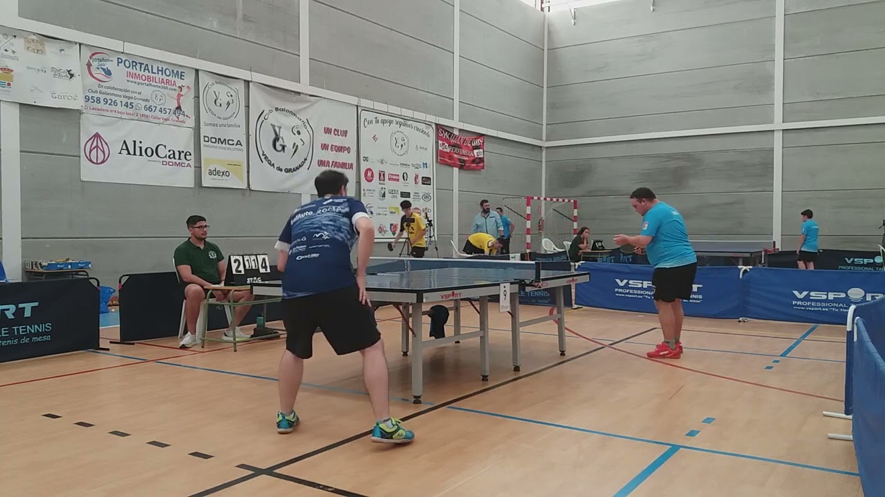 Top Liga Andaluza 3a 140625 RAFAEL RUIZ VS DAVID GIL Tenis Mesa Cullar Vega GRANADA