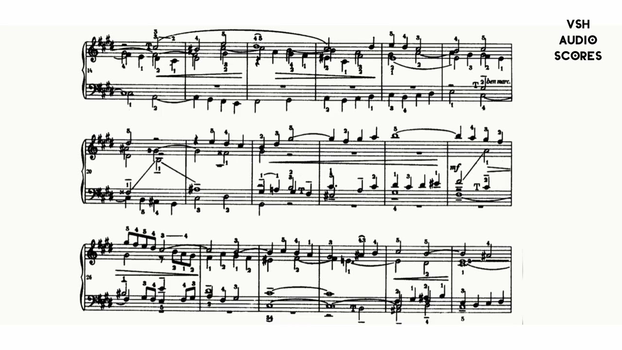 J. S. Bach - Well Tempered Clavier, Book I Prelude & Fugue in c-sharp minor / Tatiana Nikolayeva