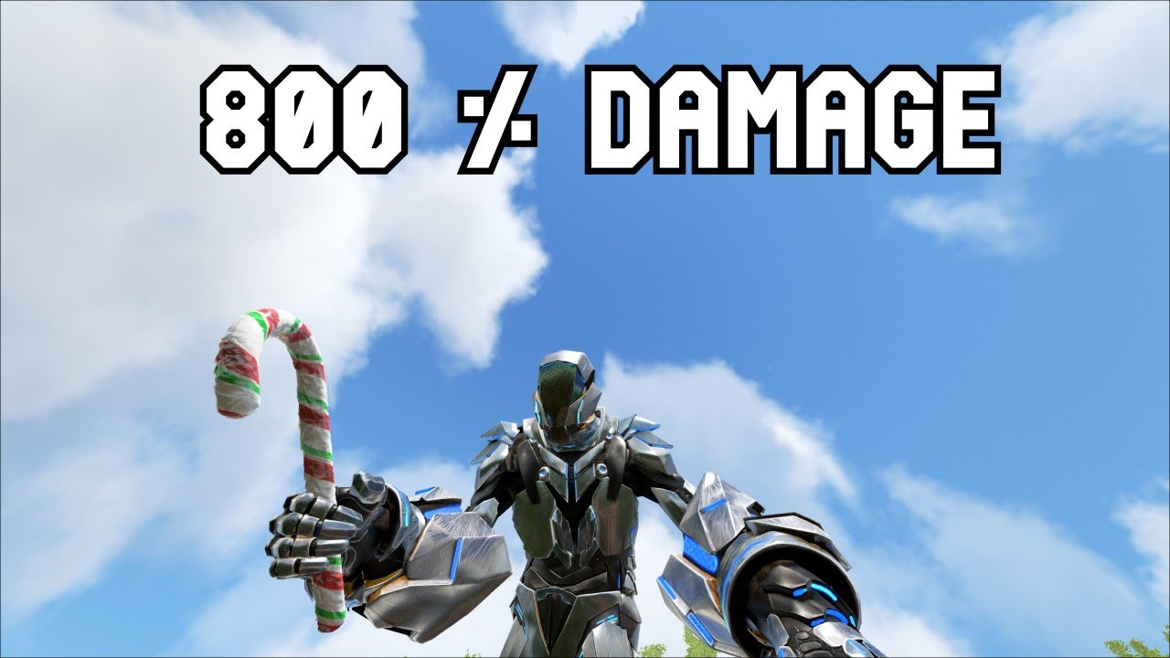 WOODEN CLUB OP ? 800% Build | Ark Official PvP 🍭
