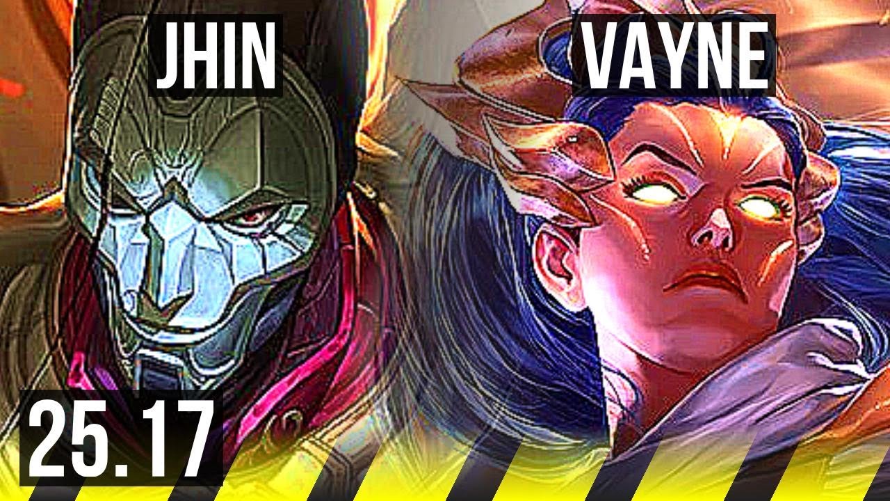 JHIN & Blitzcrank vs VAYNE & Lux (ADC) | 12/2/13 | KR Master | 25.17