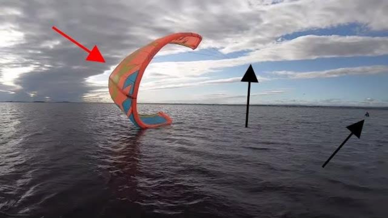 ░▒▓ PILOTAGE KITESURF _PASSER LA MARCHE ARRIERE pour décoller si ÇA VEUT PAS VOLER ! Pilotage Kite
