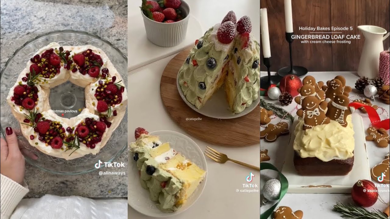 Aesthetic Christmas Baking Tiktoks